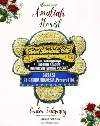 Papan Bunga Duka di Cikeusal
