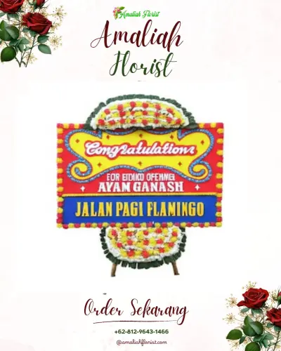 Bunga Papan Congratulation di Cikeusal